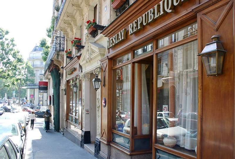 Hotel Meslay Republique Paříž Exteriér fotografie